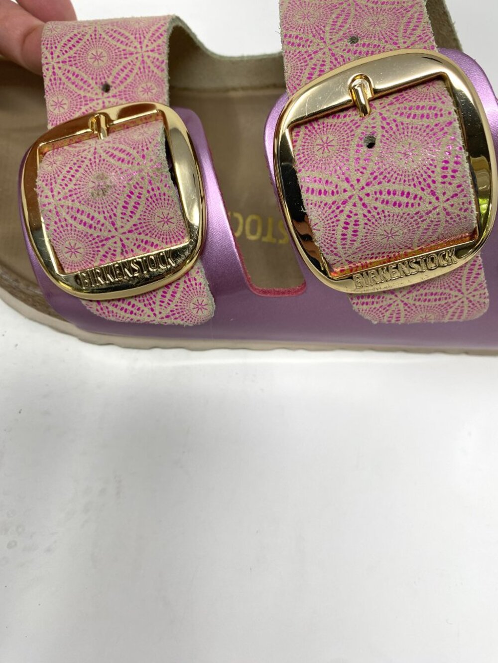 Birkenstock Arizona Big Buckle Sandals in Ceramic Rose 41 - Picture 7 of 13